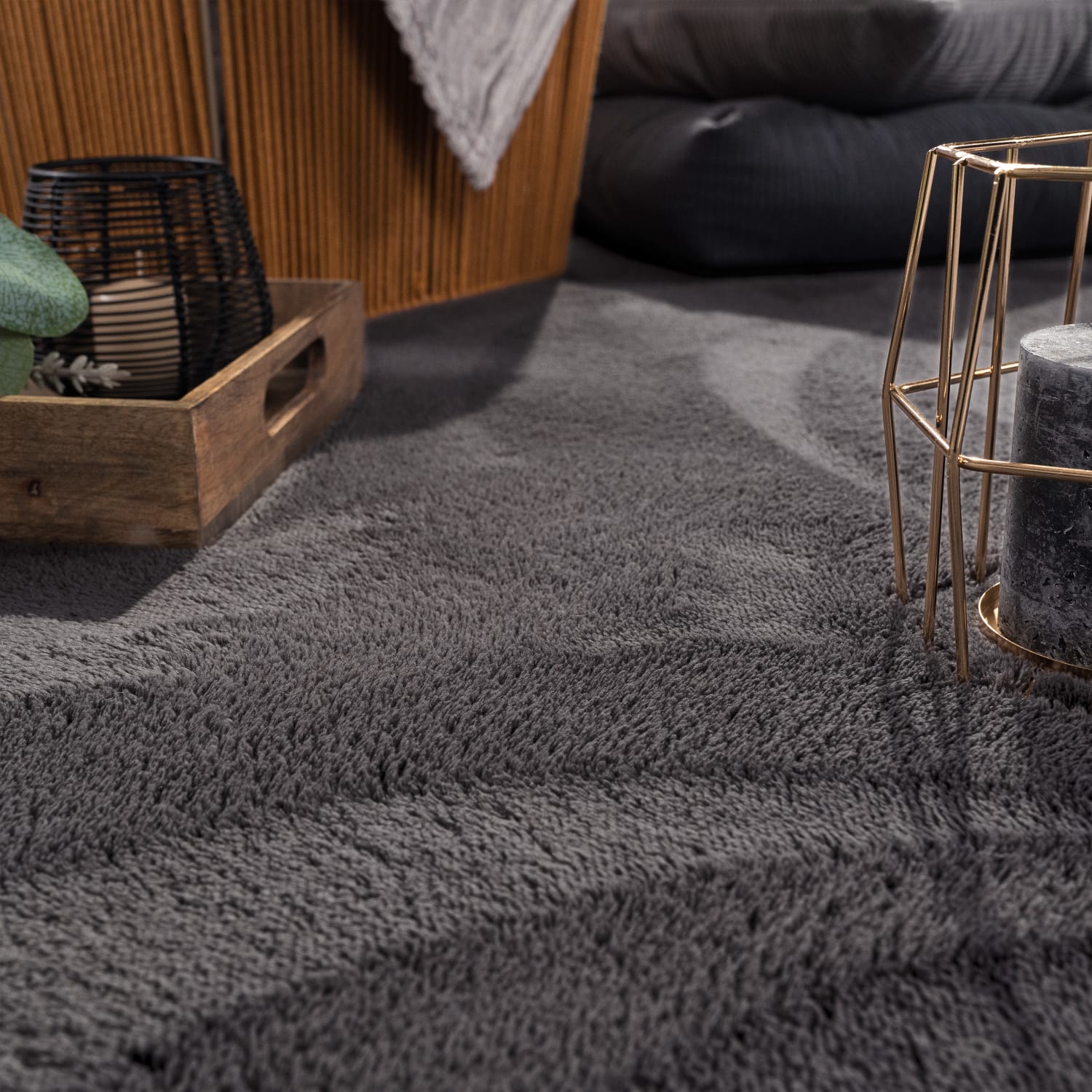 Teppich Cadiz Anthrazit