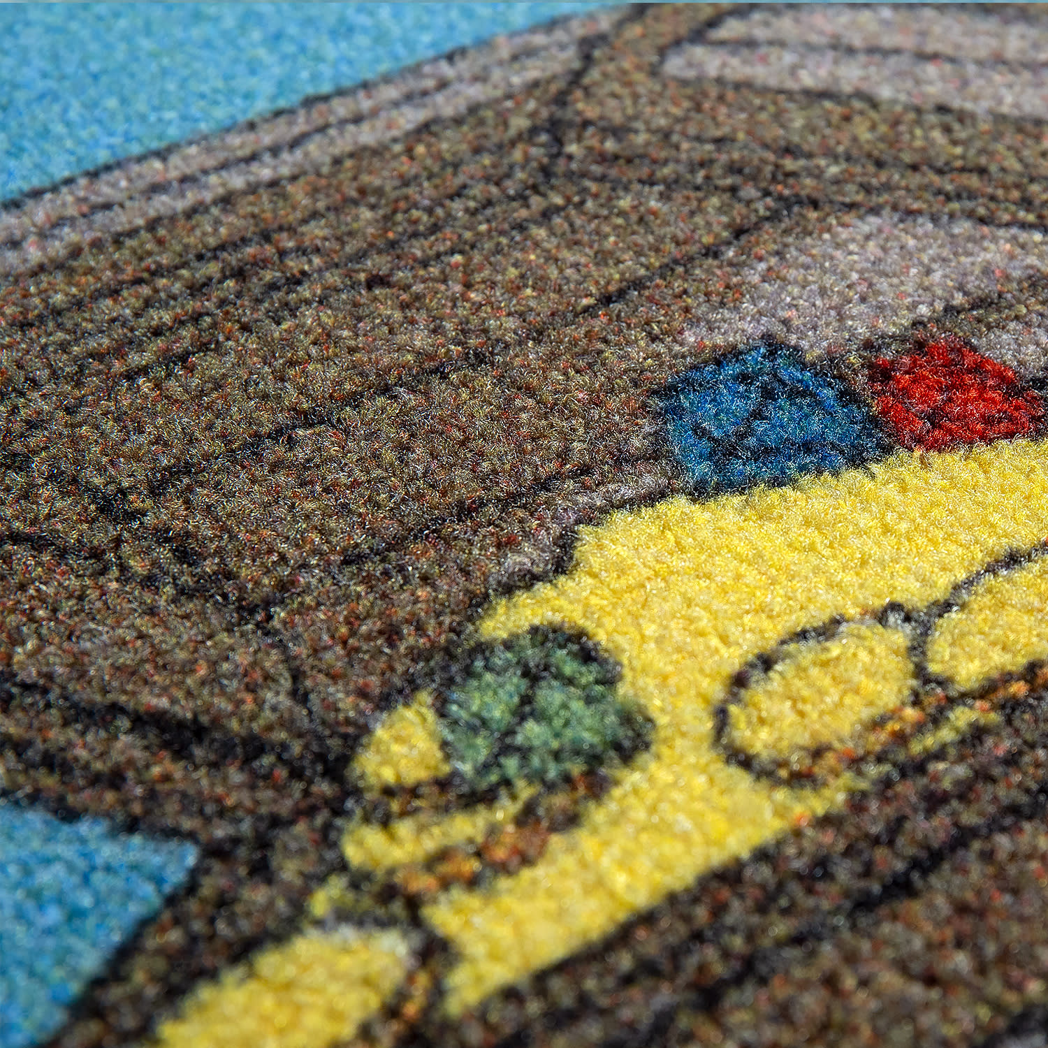 Kinder-Teppich Bino Türkis