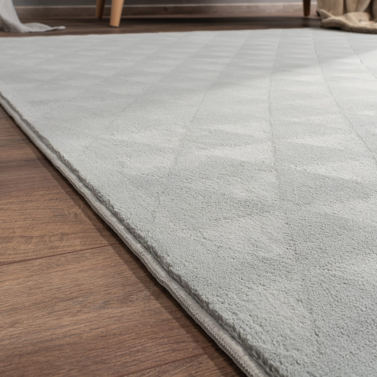 Teppich waschbar Haarlem Grau